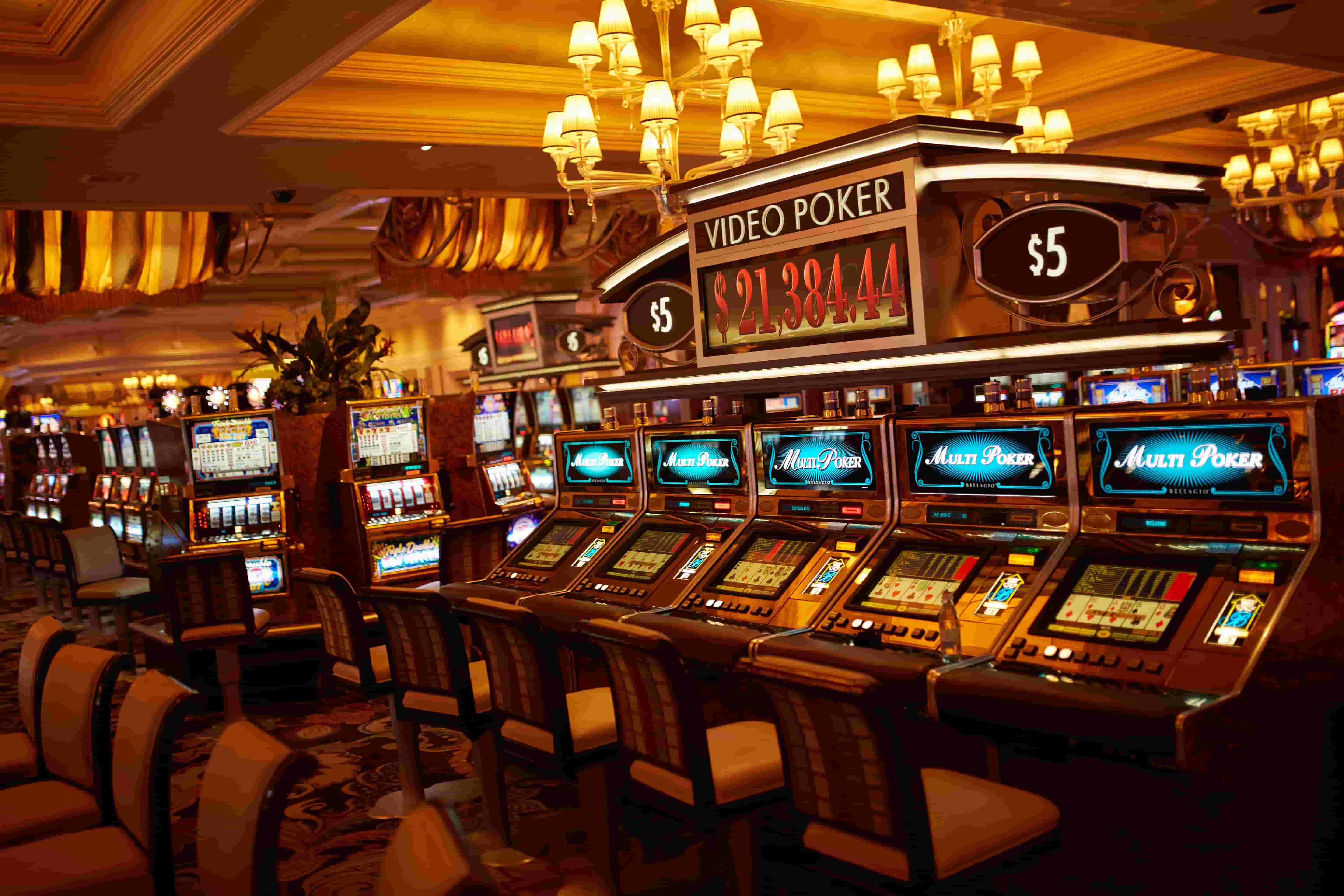 many casino slot machines